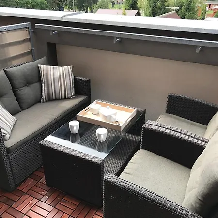 Dwupoziomowy Luksusowy Z Garażem 300m Do Plaży Apartament *